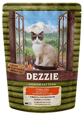 Dezzie Sterilized Cat (Индейка, курица)